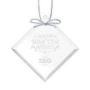 Elegant Square Starfire Ornament