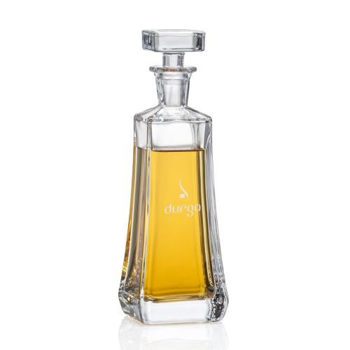 Ernesta Crystal Decanter with Flared Base Barware Gifts - Decanters - Ernesta Crystal Decanter with Flared Base
