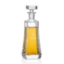 Ernesta Crystal Decanter with Flared Base