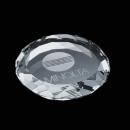 Optical Crystal Round Paperweight