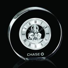 Elegant Crystal Skeleton Clock Award - New Additions