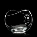 Infinity Curve Crystal Award Bowl