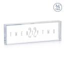 Starfire Crystal Nameplate with Deep Etch