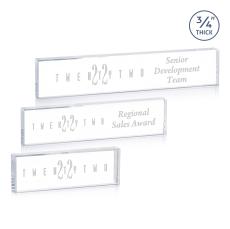 Starfire Crystal Nameplate with Deep Etch - Personalized Gifts