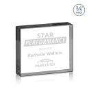 Starfire Crystal Paperweight - Black Verona