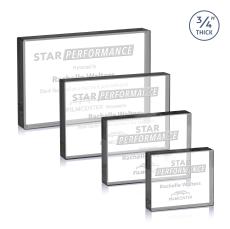 Starfire Crystal Paperweight - Black Verona - New Additions