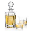 Elegant Crystal Decanter & Glass Set