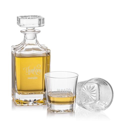 Santana Crystal Decanter Set with Glasses Barware Gifts - Decanters - Santana Crystal Decanter Set with Glasses