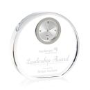 Crystal Elegance: Modern Desk Clock