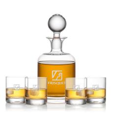 Dresden Crystal Decanter Set with Glasses - Barware Gifts