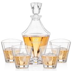 Arellano Crystal Decanter Set with Glasses - Decanters