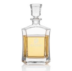 Avalon Crystal Decanter with Flared Lid - Barware Gifts