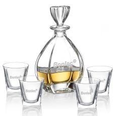 Brackley Lead-Free Crystal Decanter Set - Barware Gifts