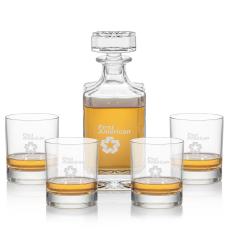 Matlock Decanter Set with Rocks Glasses - Barware Gifts