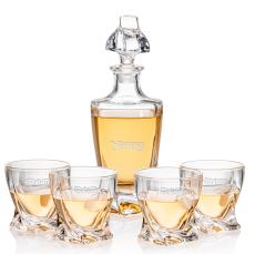 Seneca Decanter Gift Set - Twisted Design - Barware Gifts