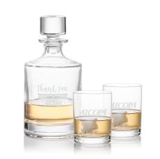 Monterey Crystal Decanter & Glass Set - Barware Gifts
