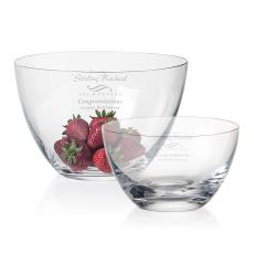 Elegant Crystal Avedon Centerpiece Bowl - Trophies