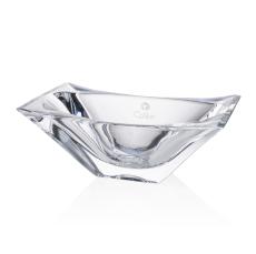 Elegant Peterborough Crystal Bowl - Deep Etch - Trophies