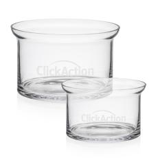 Elegant Malta Flared Lip Crystal Bowl - Championship Trophies