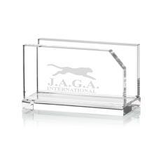 Constantia Crystal Card Holder - Elegant Display - Personalized Gifts