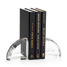 Arch Crystal Bookends - Customizable Elegance - Personalized Gifts