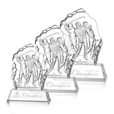 Fergus Crystal Golf Award - 3 Sizes Available - Golf Awards and Trophies