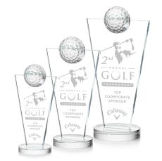 Golf Excellence Crystal Globe Award - Golf Awards and Trophies