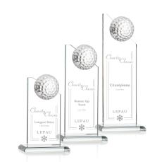 Crystal Golf Globe Award - Ashfield Series - Golf Awards and Trophies