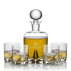 Elegant Crystal Decanter Set with Glasses - Barware Gifts