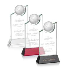 Elegant Crystal Globe Achievement Award - Corporate Awards