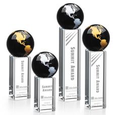 Elegant Globe Crystal Achievement Award - Corporate Awards