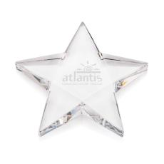 Crystal Star Paperweight with Gift Box - Personalized Gifts