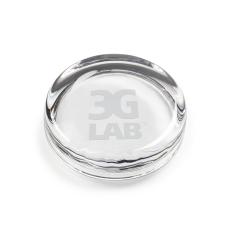 Elegant Crystal Round Paperweight â Customizable - Personalized Gifts
