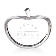 âCrystal Apple Paperweight - Customizableâ - Personalized Gifts