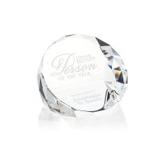 Chiltern Crystal Paperweight - Elegant & Multifaceted - Personalized Gifts