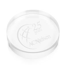 Optical Crystal Medina Paperweight Gift - Personalized Gifts