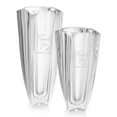 Elegant Fiorella Crystal Award Vase - Vase Awards