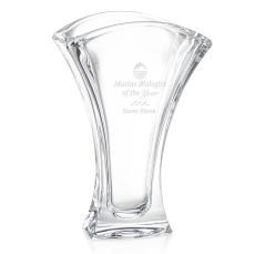 Colborne Crystal Vase with Concave Sides - Vase Awards