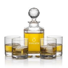 Elegant Crystal Decanter & Glasses Set - Barware Gifts