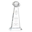 Virago Crystal Globe Tower Award - Tall & Elegant
