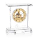 Gold Crystal Skeleton Clock - Customizable