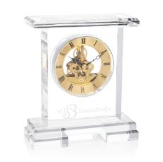Gold Crystal Skeleton Clock - Customizable - New Additions