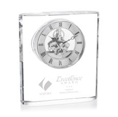 Optical Crystal Skeleton Movement Clock - Crystal Clocks