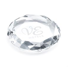Optical Crystal Octagonal Paperweight - Personalized Gifts