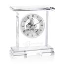 Crystal Skeleton Clock - Custom Engraving