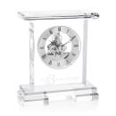 Crystal Skeleton Clock - Custom Engraving