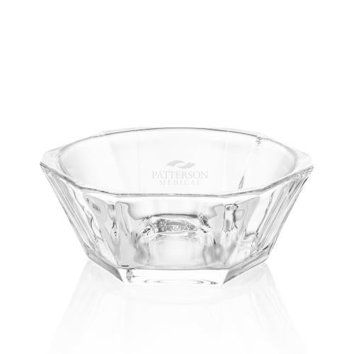 Trophies - Championship Trophies - Bold Deep-Etch Sturgeon Crystal Bowl Award