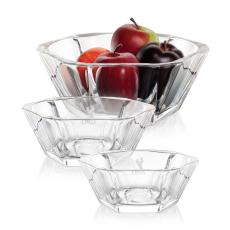 Bold Deep-Etch Sturgeon Crystal Bowl Award - Vase Awards