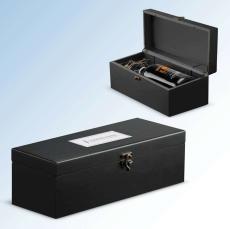 Black Satin Wine Crate - Wine Glasses and Stemware