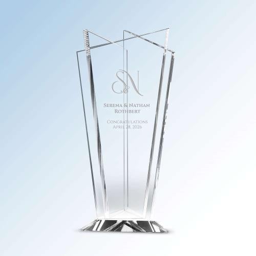 Vase Awards - Trio Crystal Vase